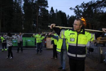 Työpäivä käyntiin jumpalla