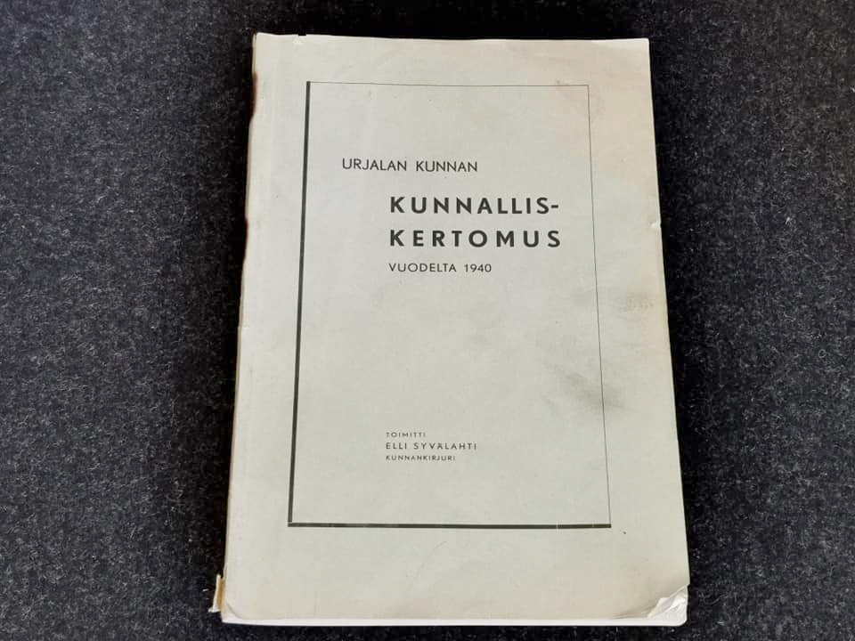 Kunnalliskertomus 1940