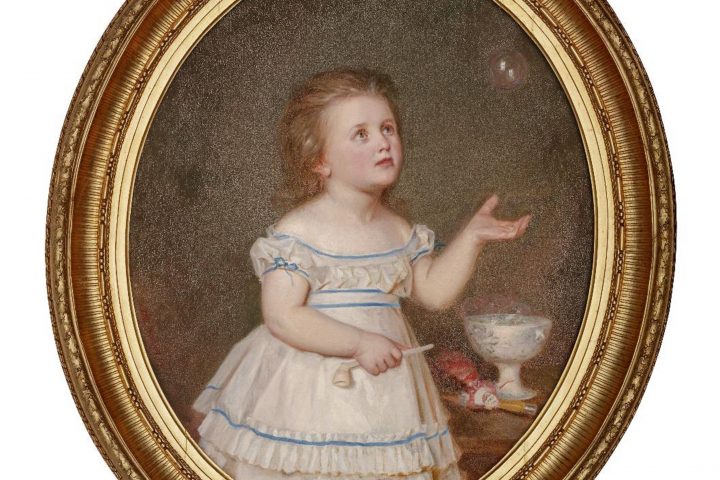 Jenny Neovius syntyjään Costiander kuvattuna lapsena_Erik Löfgren 1872
