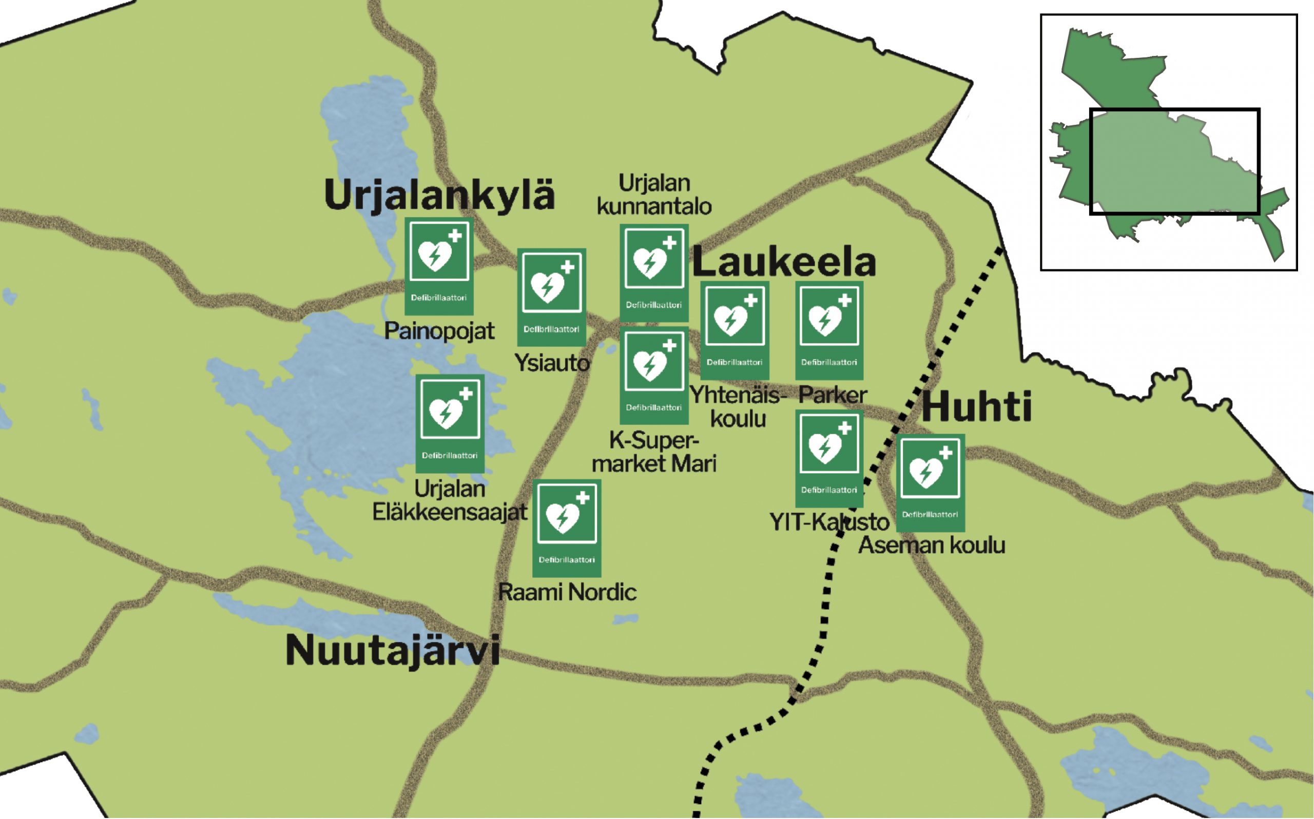 Ilmoita sydäniskurista niiden paikannus- ja rekisteröintipalveluun – Se  parantaa Urjalan sydänturvallisuuden tasoa - Urjalan Sanomat