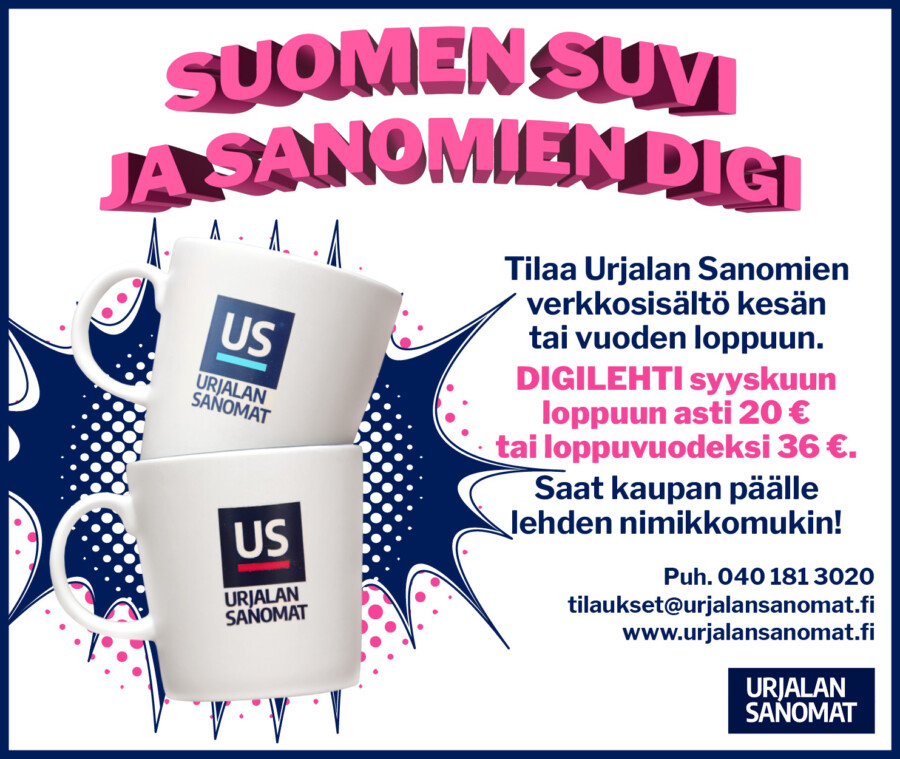 Tilaa Urjalan Sanomat