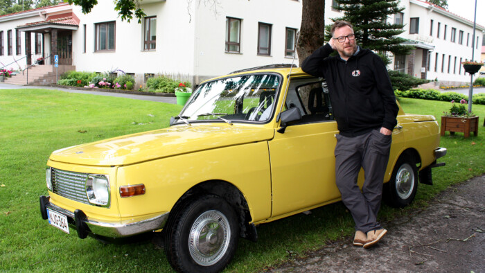 Juha Salo on Wartburg-harrastaja. Kotoa löytyy useampi Itäsaksalainen klassikko.