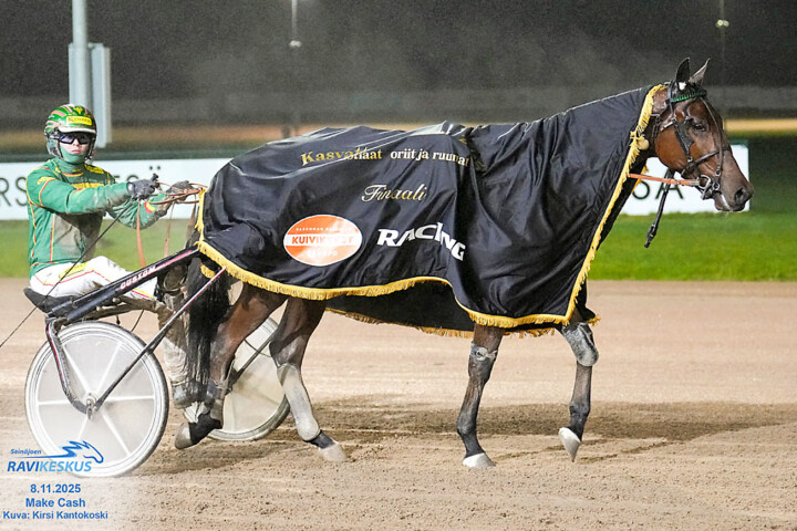 Make Cash JUkka Torvinen_Seinajoen ravikeskus Kirsi Kantokoski_